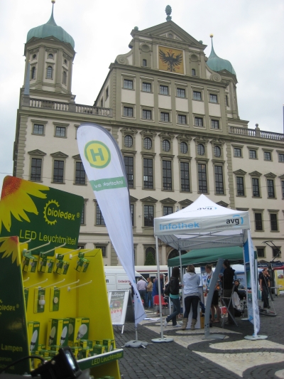 Kooperation zwischen Bioledex und Stadtwerken Augsburg