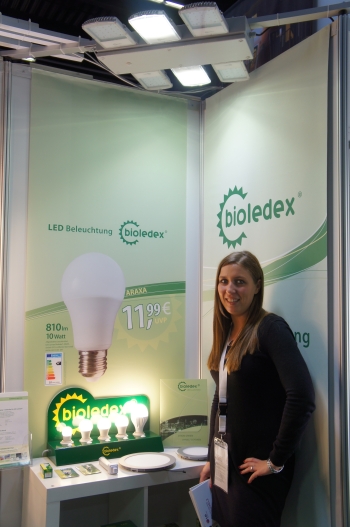 Bioledex LED Produkten auf der Messe